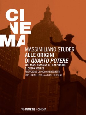 cover image of Alle origini di Quarto potere